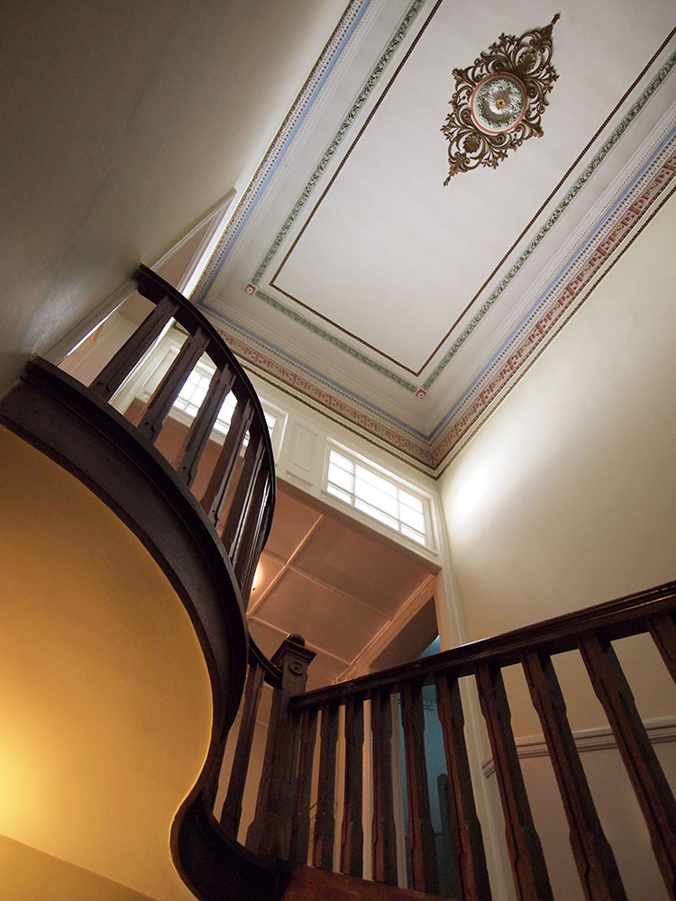 The house staircase and decoration