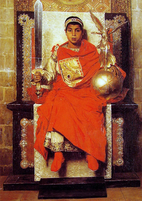 Jean Paul Laurens   The Byzantine Emperor Honorius   1880
