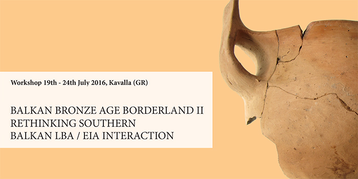Balkan Bronze Age Borderland II 2016 flyer